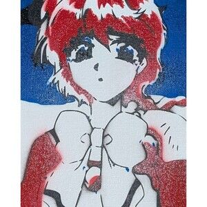 Magic Knight Rayearth Spray Paint Art Piece